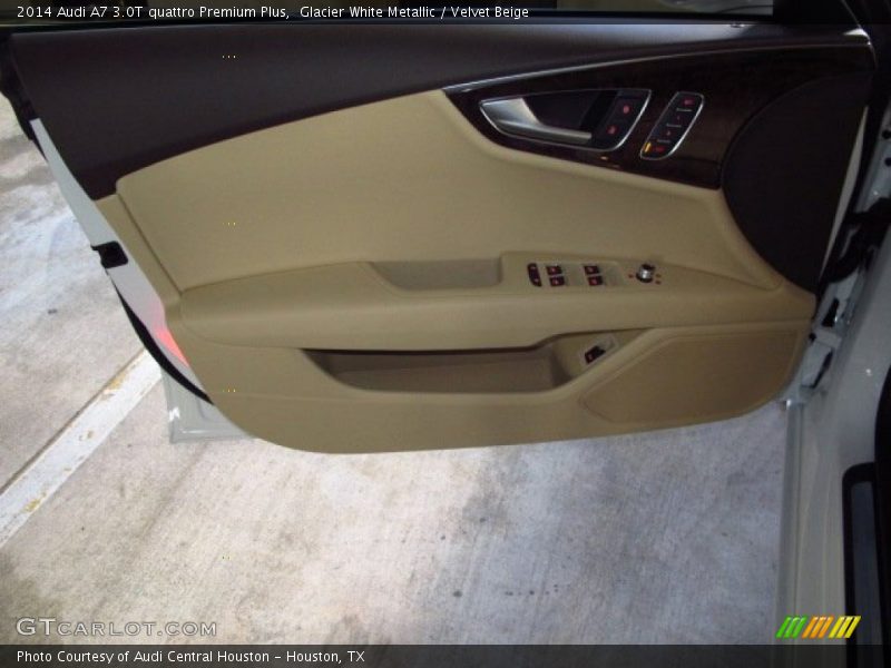 Glacier White Metallic / Velvet Beige 2014 Audi A7 3.0T quattro Premium Plus