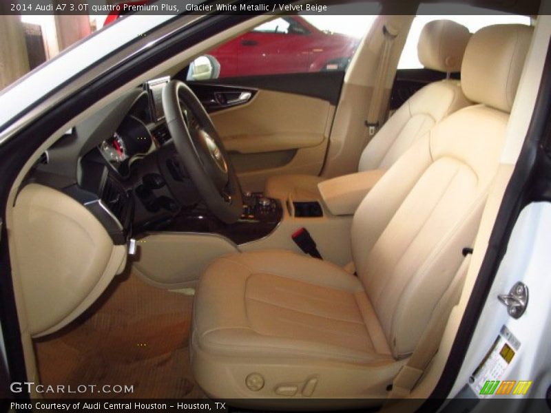 Glacier White Metallic / Velvet Beige 2014 Audi A7 3.0T quattro Premium Plus