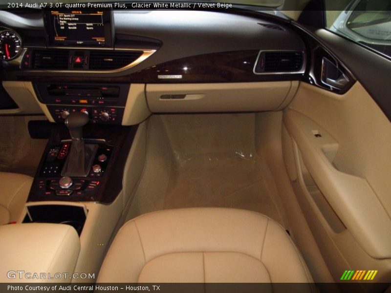 Glacier White Metallic / Velvet Beige 2014 Audi A7 3.0T quattro Premium Plus