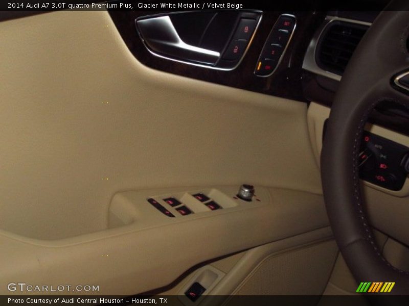 Glacier White Metallic / Velvet Beige 2014 Audi A7 3.0T quattro Premium Plus