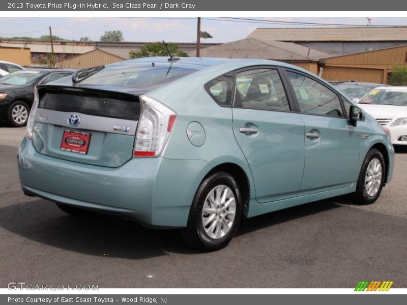 Sea Glass Pearl / Dark Gray 2013 Toyota Prius Plug-in Hybrid