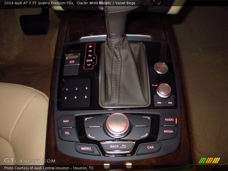 Glacier White Metallic / Velvet Beige 2014 Audi A7 3.0T quattro Premium Plus
