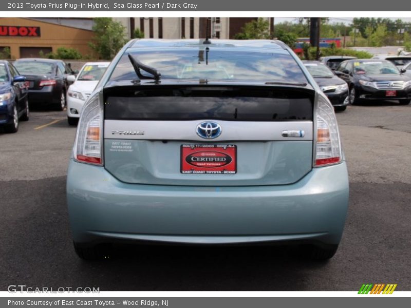 Sea Glass Pearl / Dark Gray 2013 Toyota Prius Plug-in Hybrid