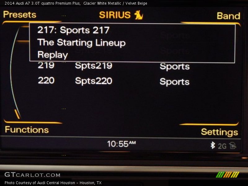 Glacier White Metallic / Velvet Beige 2014 Audi A7 3.0T quattro Premium Plus