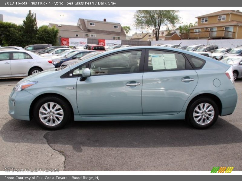 Sea Glass Pearl / Dark Gray 2013 Toyota Prius Plug-in Hybrid