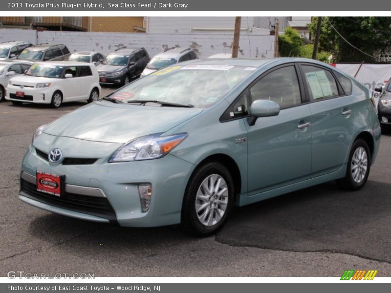 Sea Glass Pearl / Dark Gray 2013 Toyota Prius Plug-in Hybrid