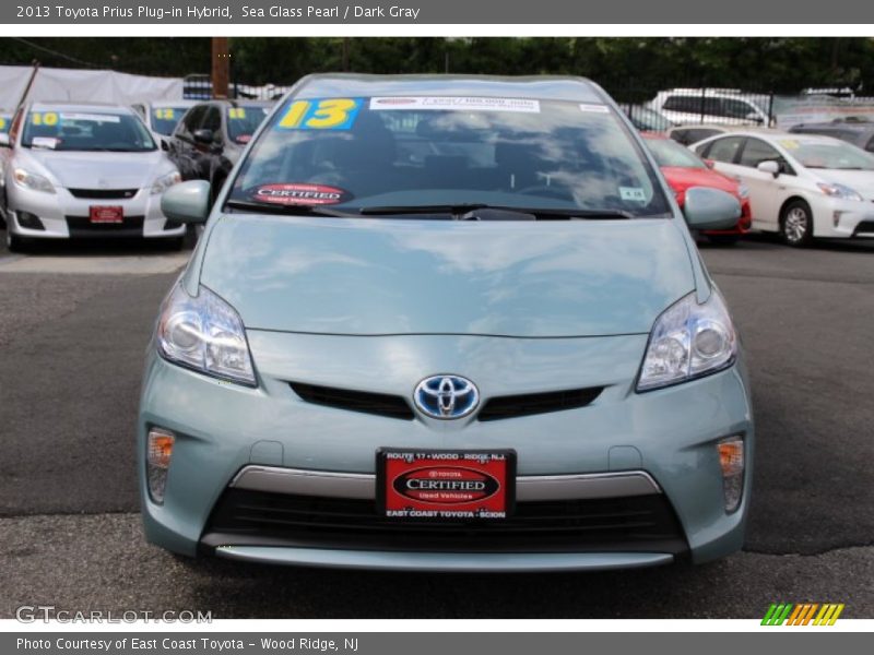 Sea Glass Pearl / Dark Gray 2013 Toyota Prius Plug-in Hybrid