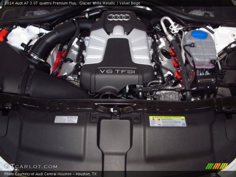 Glacier White Metallic / Velvet Beige 2014 Audi A7 3.0T quattro Premium Plus