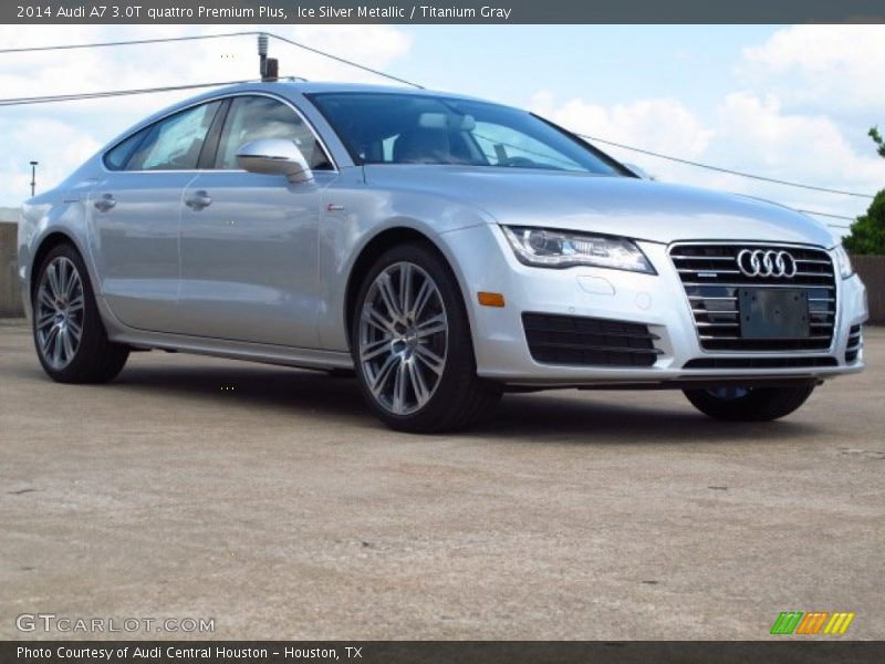 Ice Silver Metallic / Titanium Gray 2014 Audi A7 3.0T quattro Premium Plus