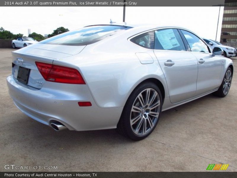 Ice Silver Metallic / Titanium Gray 2014 Audi A7 3.0T quattro Premium Plus