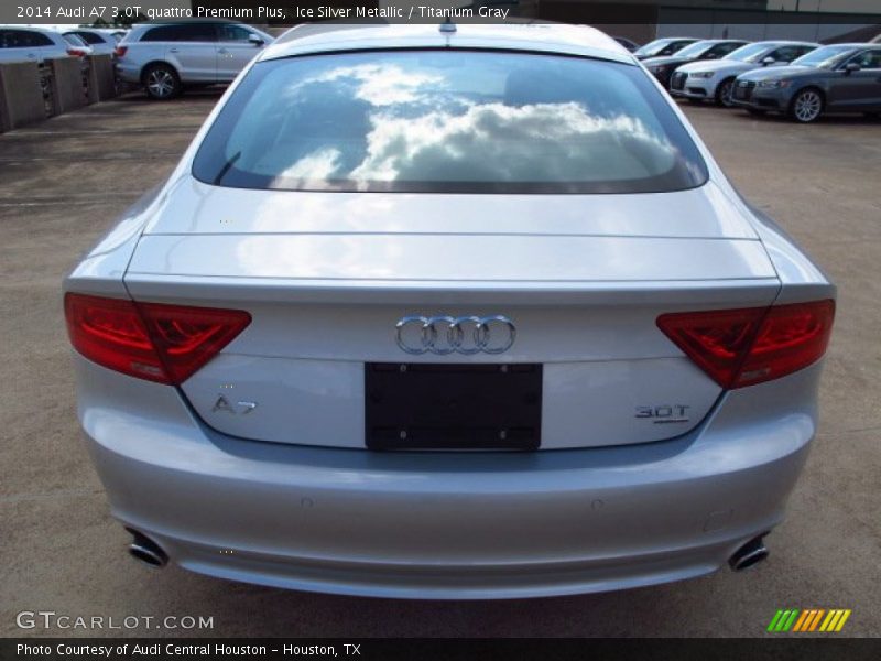 Ice Silver Metallic / Titanium Gray 2014 Audi A7 3.0T quattro Premium Plus