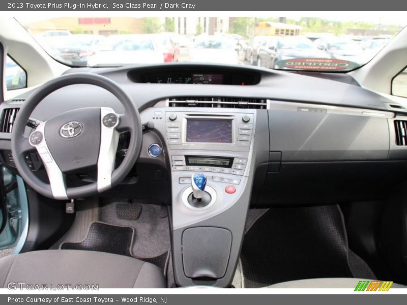 Sea Glass Pearl / Dark Gray 2013 Toyota Prius Plug-in Hybrid