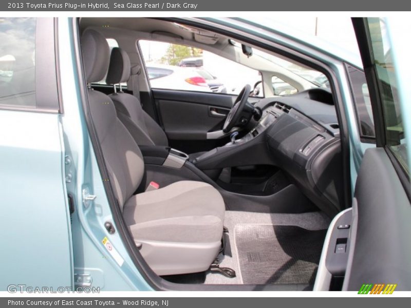 Sea Glass Pearl / Dark Gray 2013 Toyota Prius Plug-in Hybrid