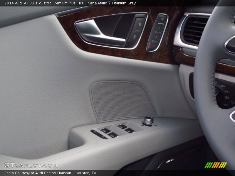 Ice Silver Metallic / Titanium Gray 2014 Audi A7 3.0T quattro Premium Plus