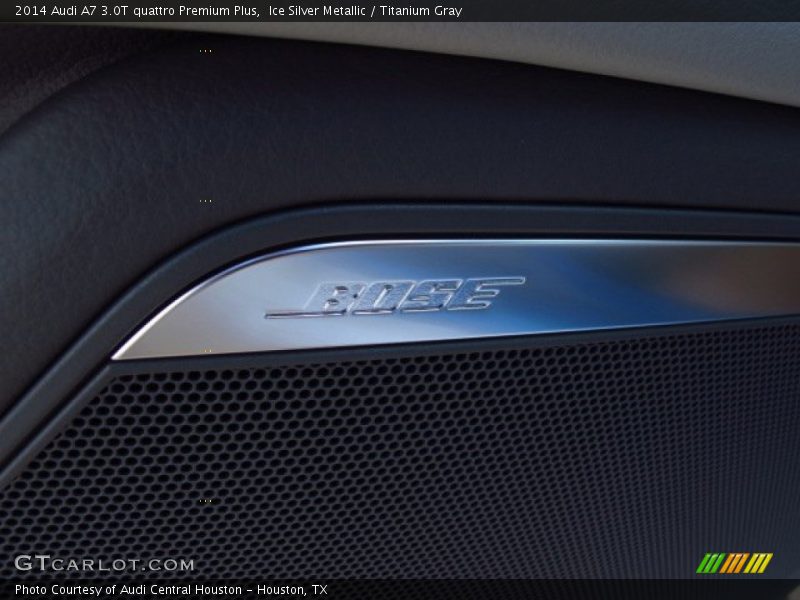 Ice Silver Metallic / Titanium Gray 2014 Audi A7 3.0T quattro Premium Plus