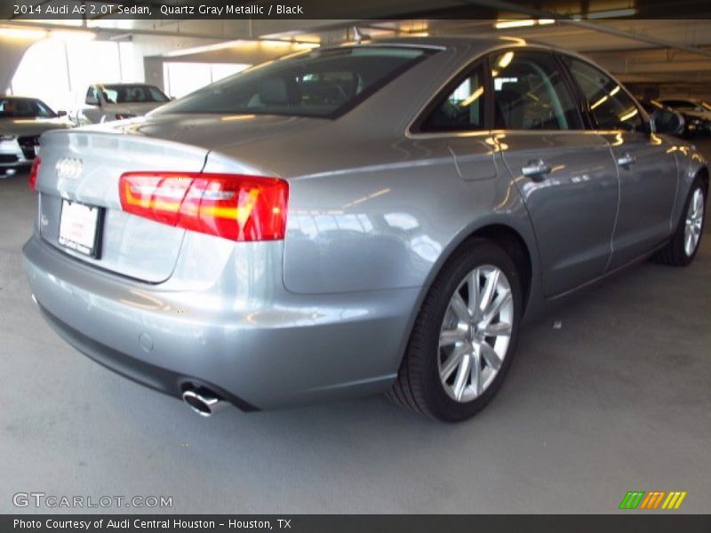 Quartz Gray Metallic / Black 2014 Audi A6 2.0T Sedan