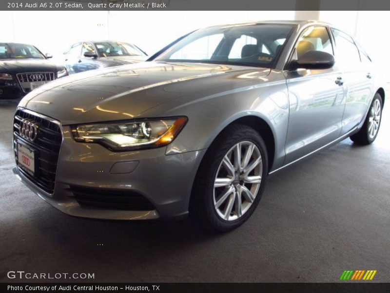 Quartz Gray Metallic / Black 2014 Audi A6 2.0T Sedan