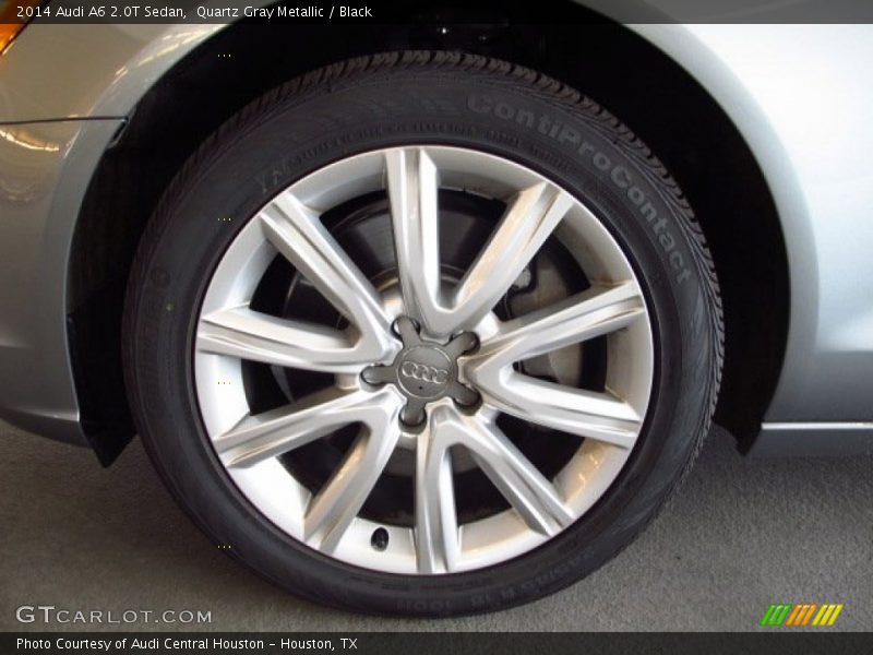 Quartz Gray Metallic / Black 2014 Audi A6 2.0T Sedan