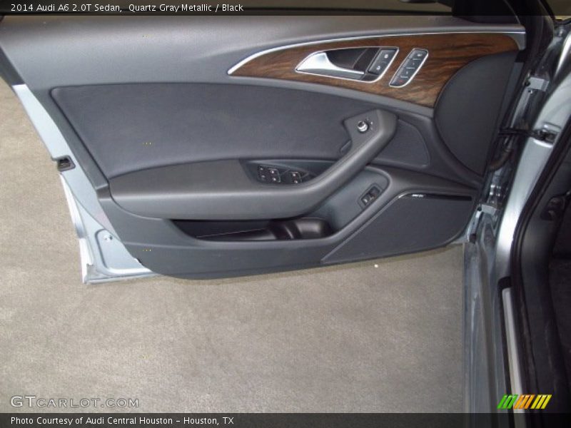Quartz Gray Metallic / Black 2014 Audi A6 2.0T Sedan
