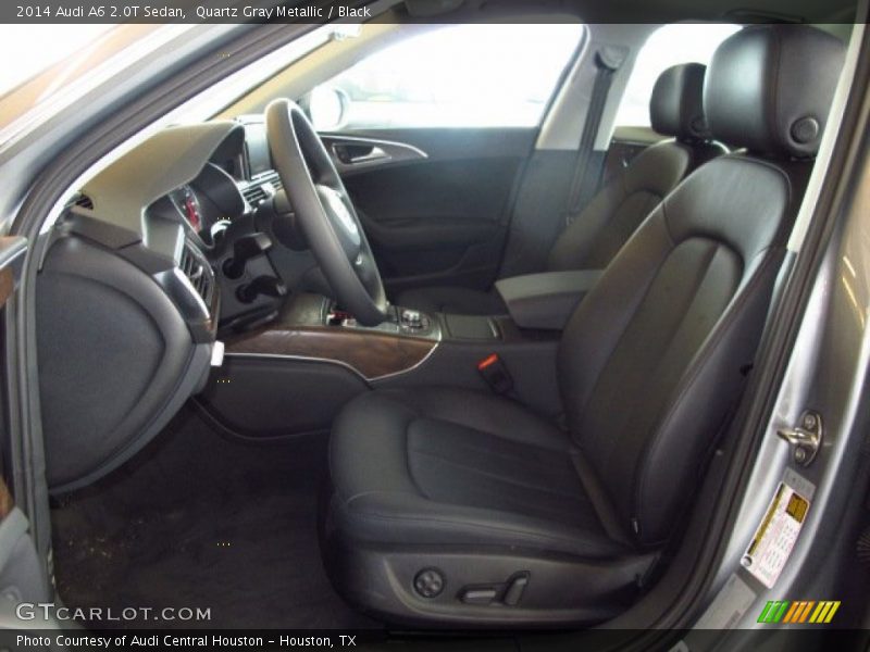Quartz Gray Metallic / Black 2014 Audi A6 2.0T Sedan