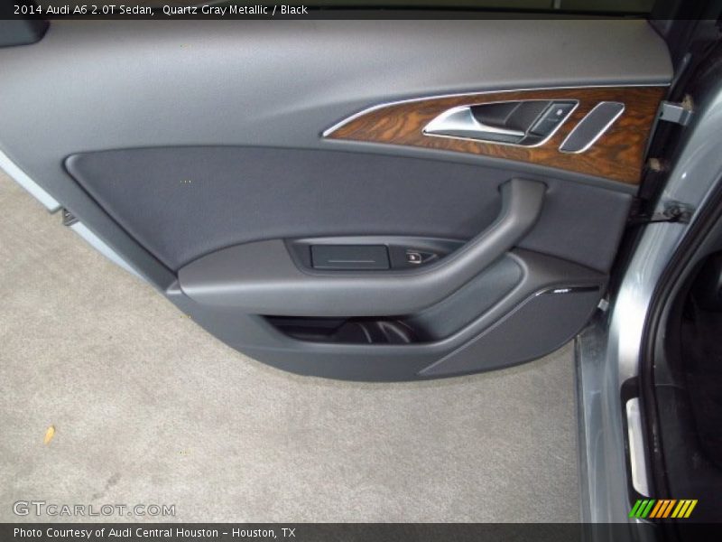 Quartz Gray Metallic / Black 2014 Audi A6 2.0T Sedan