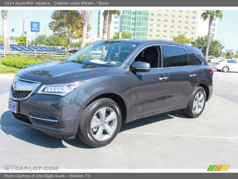 Graphite Luster Metallic / Ebony 2014 Acura MDX Advance