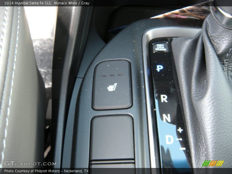 Monaco White / Gray 2014 Hyundai Santa Fe GLS