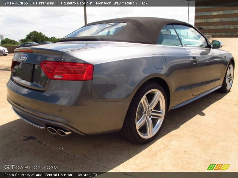 Monsoon Gray Metallic / Black 2014 Audi S5 3.0T Premium Plus quattro Cabriolet