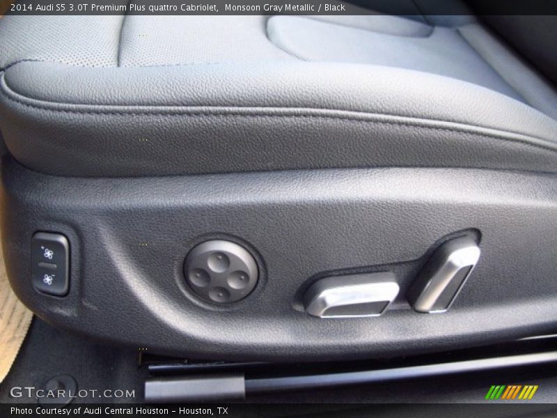 Monsoon Gray Metallic / Black 2014 Audi S5 3.0T Premium Plus quattro Cabriolet
