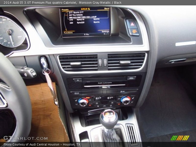 Monsoon Gray Metallic / Black 2014 Audi S5 3.0T Premium Plus quattro Cabriolet