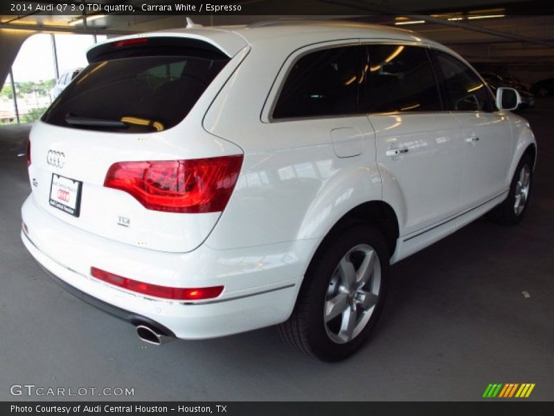 Carrara White / Espresso 2014 Audi Q7 3.0 TDI quattro
