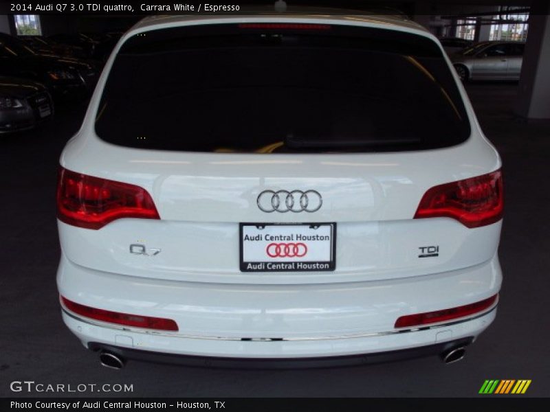 Carrara White / Espresso 2014 Audi Q7 3.0 TDI quattro