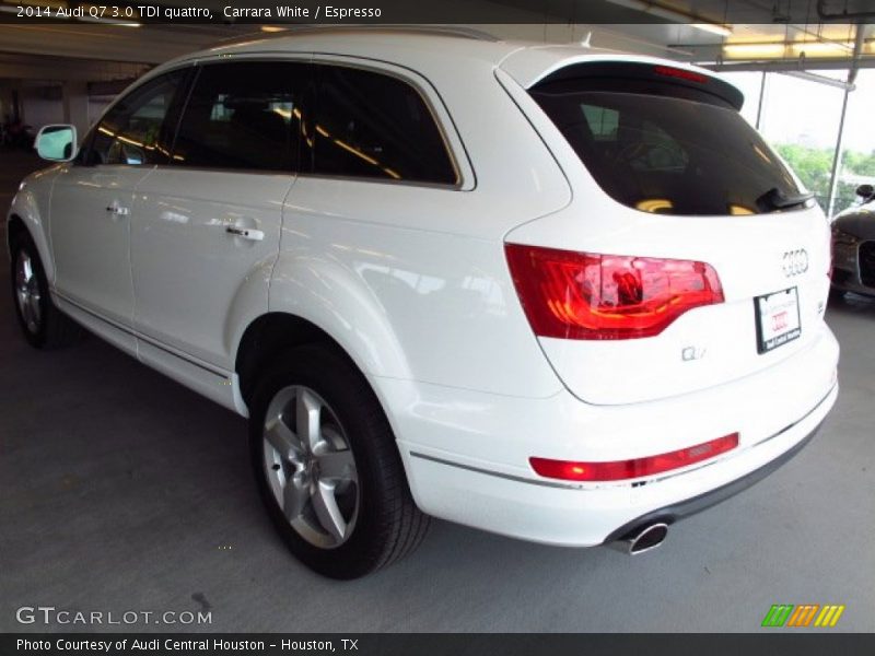 Carrara White / Espresso 2014 Audi Q7 3.0 TDI quattro