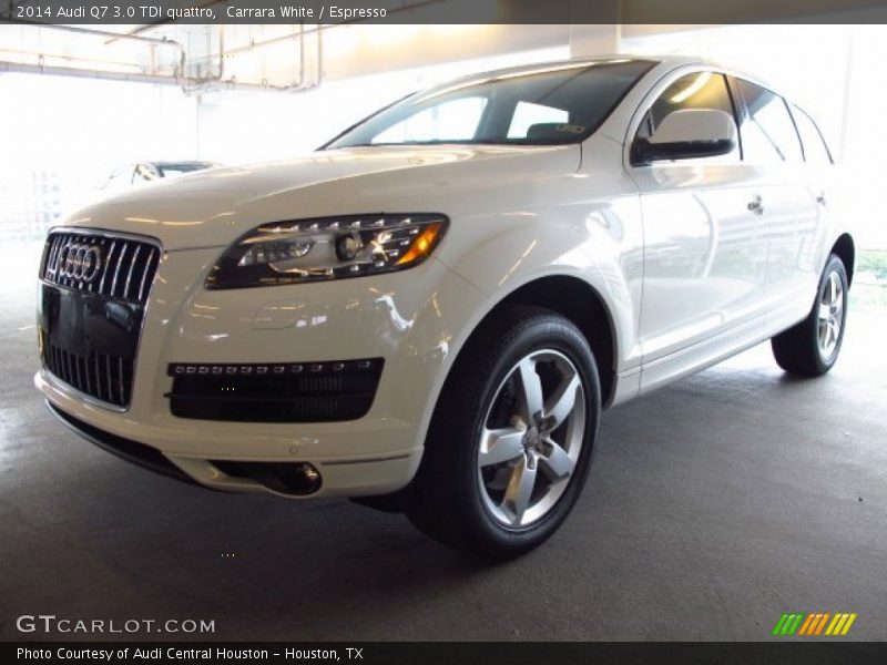 Carrara White / Espresso 2014 Audi Q7 3.0 TDI quattro