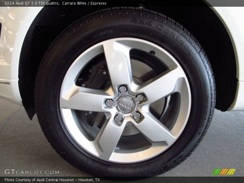 Carrara White / Espresso 2014 Audi Q7 3.0 TDI quattro