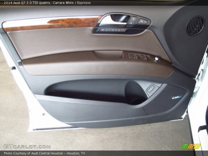 Carrara White / Espresso 2014 Audi Q7 3.0 TDI quattro