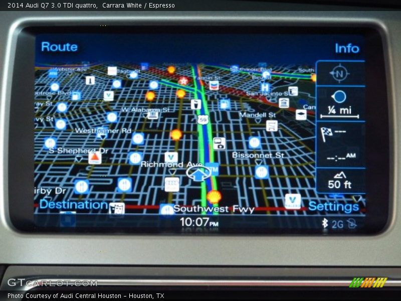 Carrara White / Espresso 2014 Audi Q7 3.0 TDI quattro