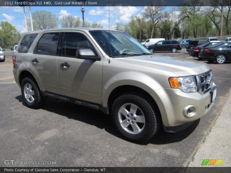 Gold Leaf Metallic / Stone 2012 Ford Escape XLS 4WD
