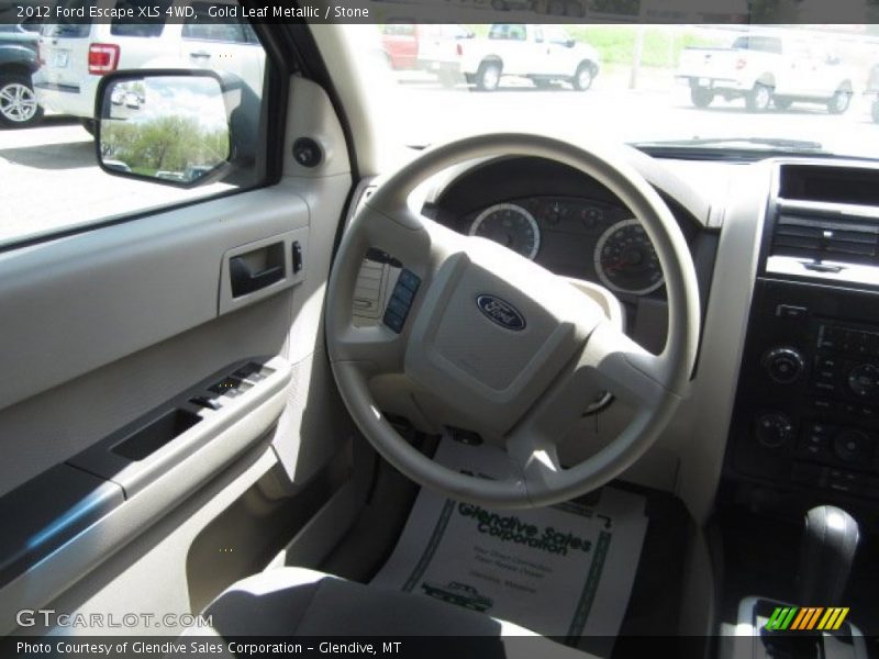 Gold Leaf Metallic / Stone 2012 Ford Escape XLS 4WD
