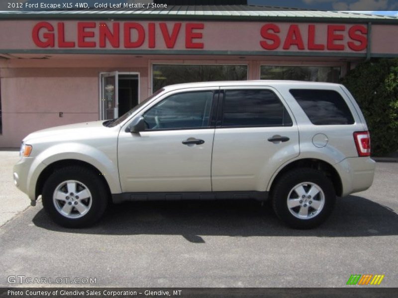Gold Leaf Metallic / Stone 2012 Ford Escape XLS 4WD