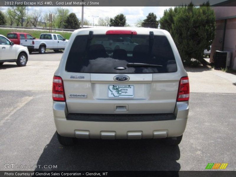 Gold Leaf Metallic / Stone 2012 Ford Escape XLS 4WD
