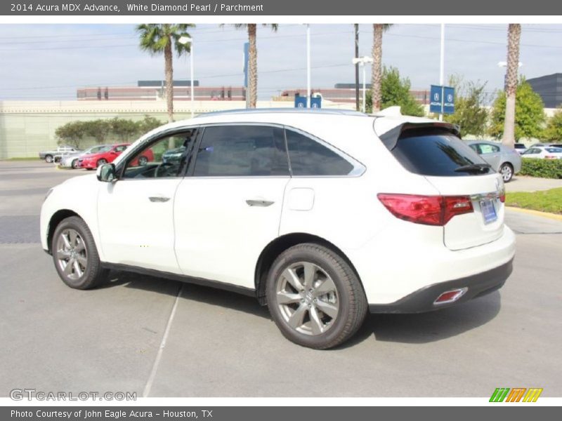 White Diamond Pearl / Parchment 2014 Acura MDX Advance