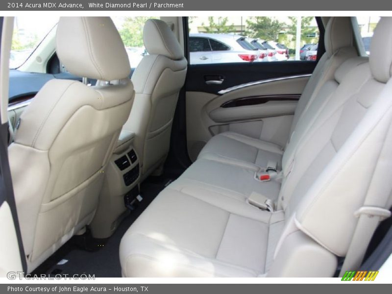 White Diamond Pearl / Parchment 2014 Acura MDX Advance
