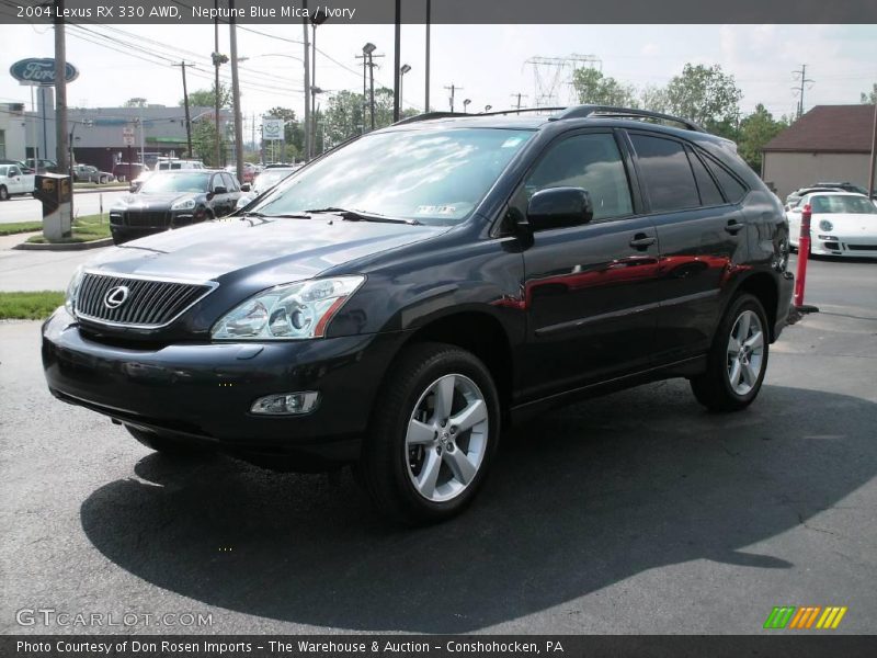 Neptune Blue Mica / Ivory 2004 Lexus RX 330 AWD