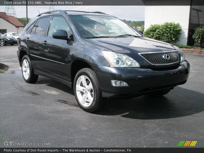 Neptune Blue Mica / Ivory 2004 Lexus RX 330 AWD