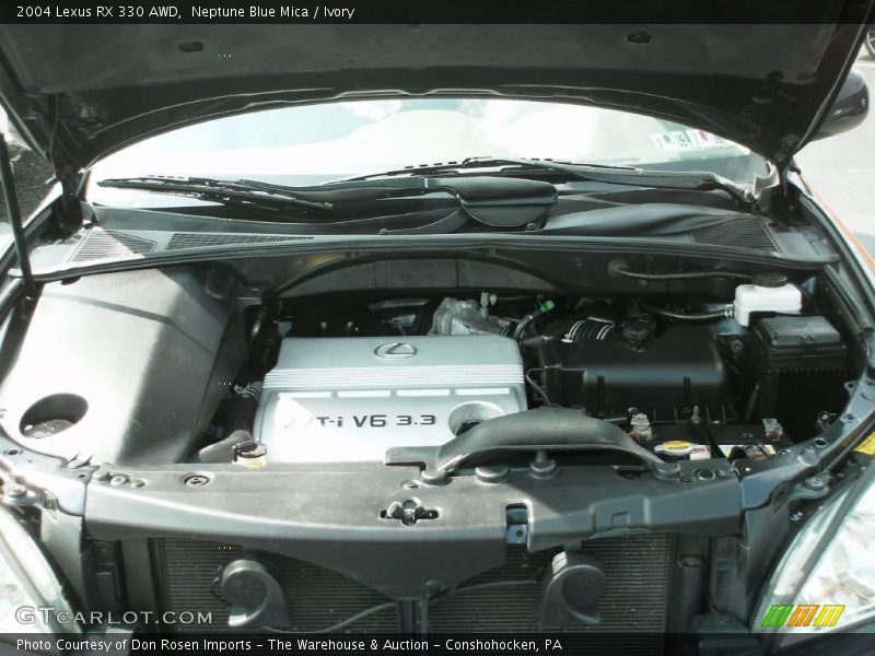 Neptune Blue Mica / Ivory 2004 Lexus RX 330 AWD