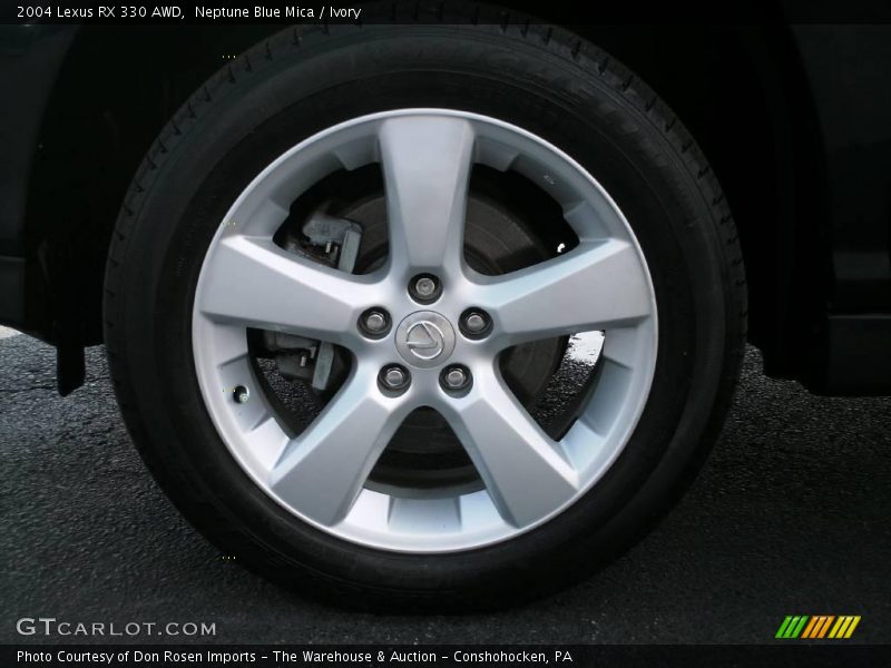 Neptune Blue Mica / Ivory 2004 Lexus RX 330 AWD