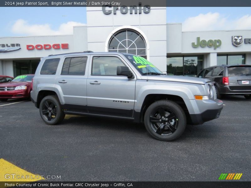 Bright Silver Metallic / Dark Slate Gray 2014 Jeep Patriot Sport
