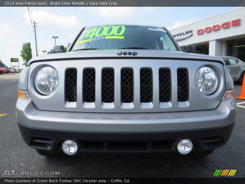 Bright Silver Metallic / Dark Slate Gray 2014 Jeep Patriot Sport