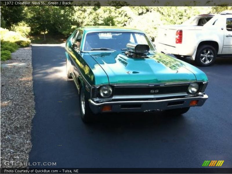 Green / Black 1972 Chevrolet Nova SS
